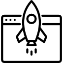 rocket web page graphic
